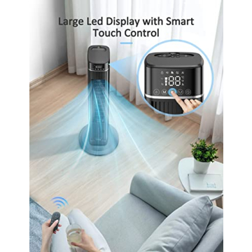 VCK Tower Fan with Remote, 40" Powerful & Quiet Cooling Fan