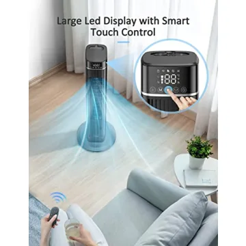 VCK Tower Fan with Remote, 40" Powerful & Quiet Cooling Fan