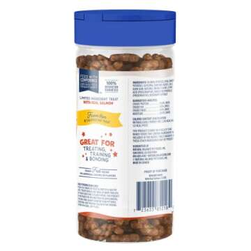 Natural Balance Limited Ingredient Mini-Rewards Salmon Dog Treats - Grain Free 5.3 Ounce Canister
