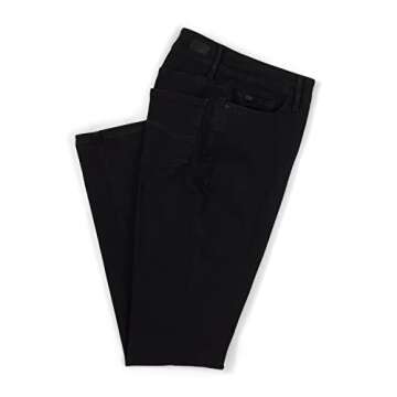 Lee Women's Ultra Lux Comfort with Flex Motion Straight Leg Jean Black 14 Medium