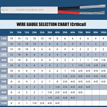 Kimbluth 8 Gauge Marine Wire Tinned Copper 10ft Quality Cable