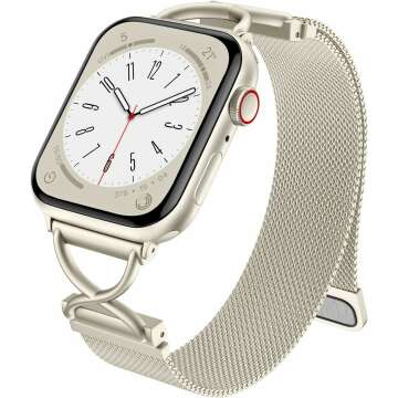 Dirrelo Metal Band for Apple Watch - Stylish & Durable Strap