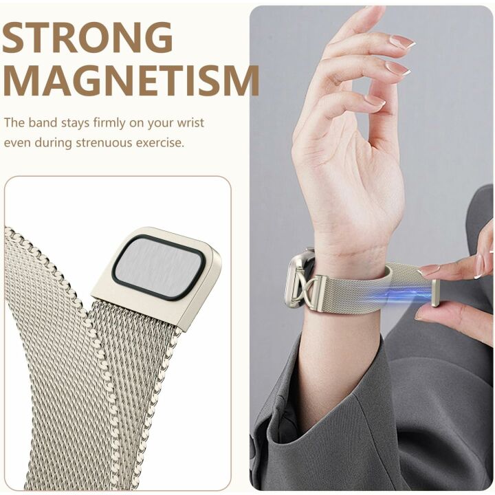 Dirrelo Apple Watch Metal Band for Women - 40mm to 49mm