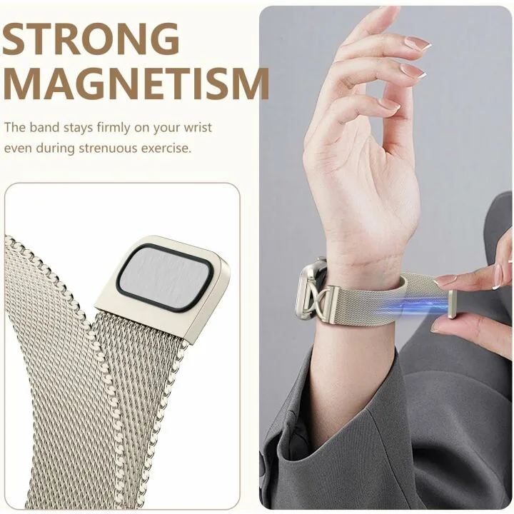 Dirrelo Apple Watch Metal Band for Women - 40mm to 49mm