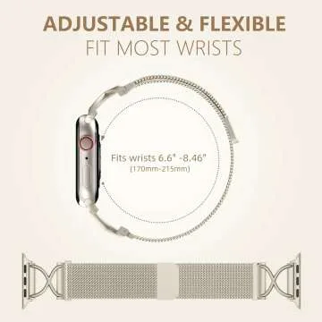 Dirrelo Apple Watch Metal Band for Women - 40mm to 49mm