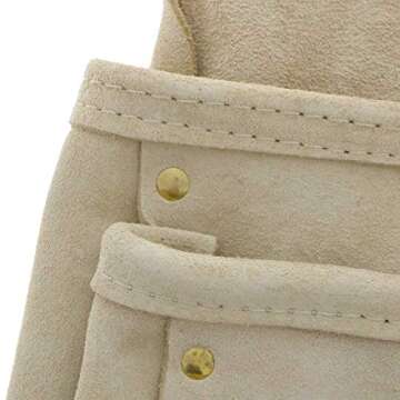 Vicien Perma Pouch Leather 5-Pocket Nail/Screw Pouch