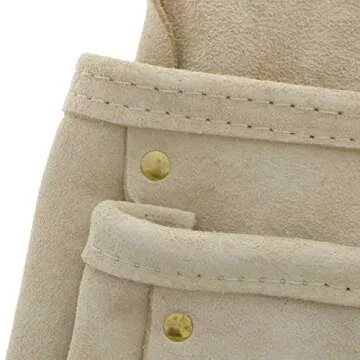 Vicien Perma Pouch Leather 5-Pocket Nail/Screw Pouch