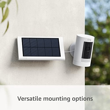 Ring Stick Up Cam Solar Outdoor Security Camera - Versatile HD Monitor
