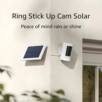 Ring Stick Up Cam Solar Outdoor Security Camera - Versatile HD Monitor
