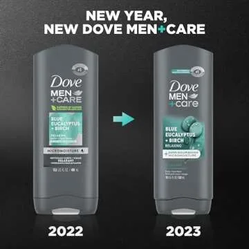 DOVE MEN + CARE Body Wash Blue Eucalyptus 4 Count