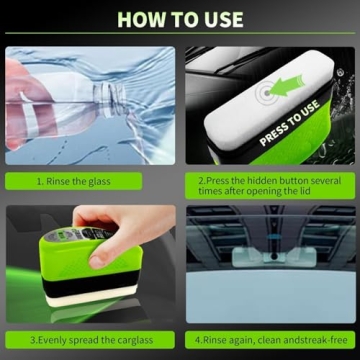 Automotive Oil Film Cleaning Brush for Car Windows