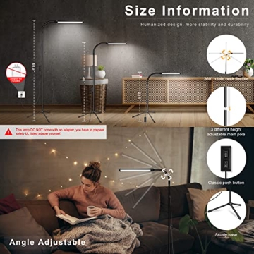 EBEST LED Floor Lamp with Adjustable Brightness and Modes