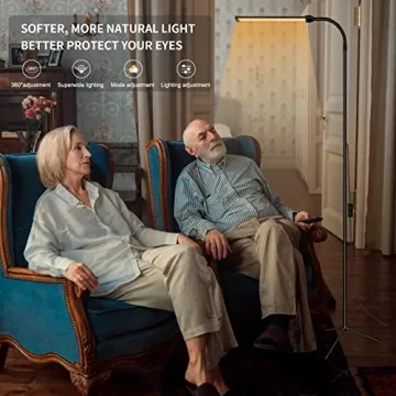 EBEST LED Floor Lamp with Adjustable Brightness and Modes