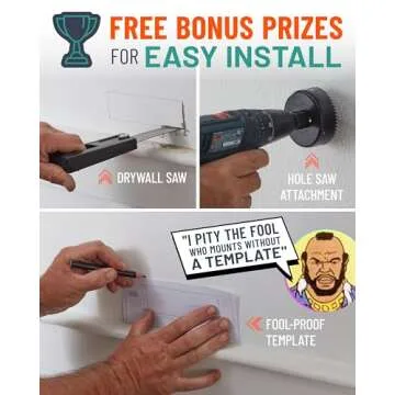 ECHOGEAR In Wall Cable Management Kit for TV & Soundbar