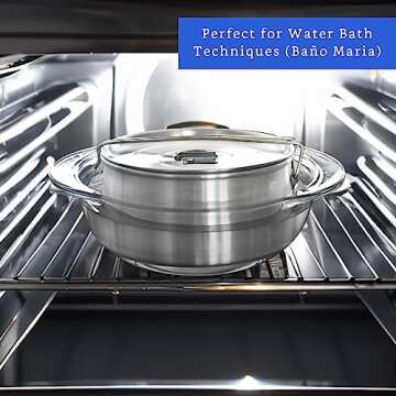 GLOBE ROCKET Flan Mold with Lid - Authentic Mexican Flan Pan - Flan Molds for Baking with Water Bath - Molde para Flan - Flaneras Moldes con Tapa Baño Maria