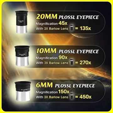 90mm Aperture Telescope - Perfect for Beginners & Enthusiasts