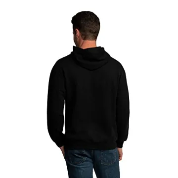 Fruit of the Loom Men's Fleece Hoodie - Black Small