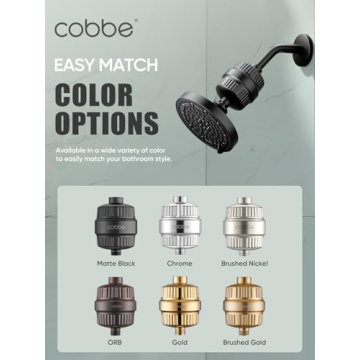 Cobbe Shower Filter Hard Water Softener Chlorine Remover