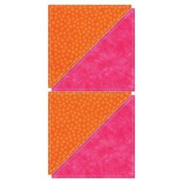 Go! Fabric Cutting Dies-Half Square - 8" Finished Triangle for Effortless Quilting