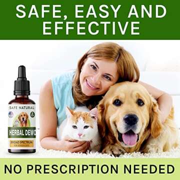 Liquid Herbal Cleanse for Cats and Dogs - Homeopathic Control for Pets of All Breeds and Sizes - Pup...