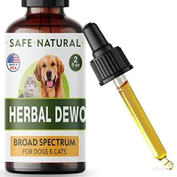 Liquid Herbal Cleanse for Cats and Dogs - Homeopathic Control for Pets of All Breeds and Sizes - Puppy and Kitten - USA-Sourced Ingredients - Preventative or Reactive - 2oz
