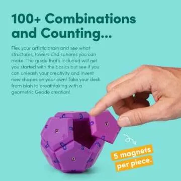 Speks Geode Pentagons Magnetic Fidget Toy for All