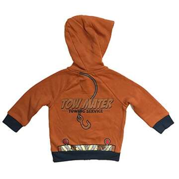 Disney Cars 3 Toddler & Little Boys Tow Mater Character Hoodie (5/6)