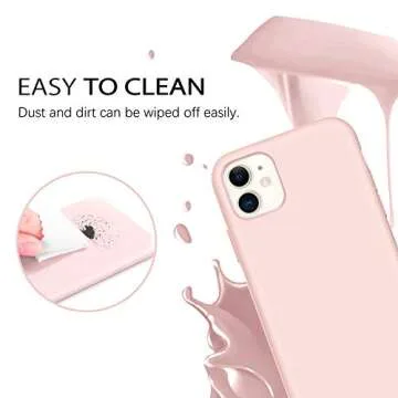 DUEDUE iPhone 11 Liquid Silicone Case - Slim & Stylish Cover