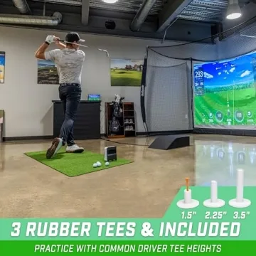 Pro Golf Hitting Mat 5 x 3 ft for Indoor/Outdoor Use