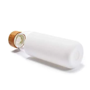 VEEGOAL 18 Oz Borosilicate Glass Water Bottle - Eco-Friendly