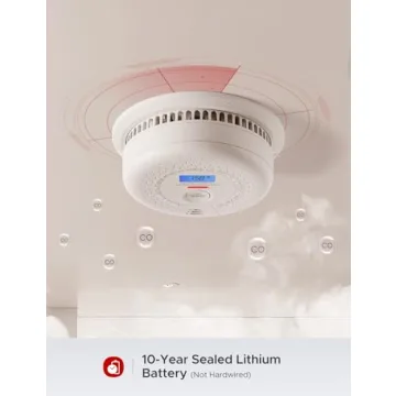 X-Sense Smoke and CO Detector with 10-Year Battery