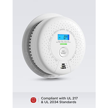X-Sense Smoke and CO Detector with 10-Year Battery