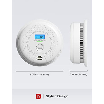 X-Sense Smoke and CO Detector with 10-Year Battery
