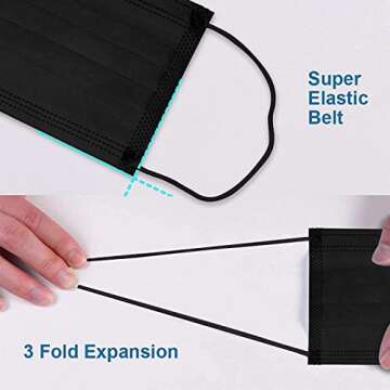 VEEBOOST 2000 PCS Blue Face Masks - Comfortable Protection