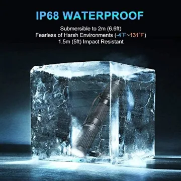 LUMINTOP Tool AAA Flashlight - 130 Lumens & Waterproof