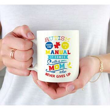 Andaz Press Autism Awareness Coffee Mug for Parents