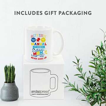 Andaz Press Autism Awareness Coffee Mug for Parents