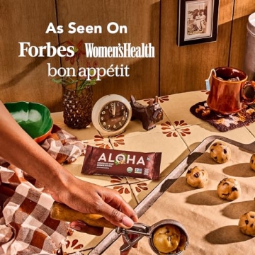 Aloha Organic Plant Based Protein Bars Chocolate Chip Cookie Dough