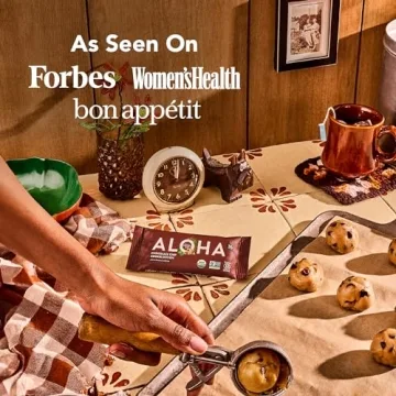 Aloha Organic Plant Based Protein Bars Chocolate Chip Cookie Dough