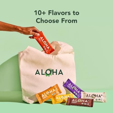 Aloha Organic Plant Based Protein Bars Chocolate Chip Cookie Dough
