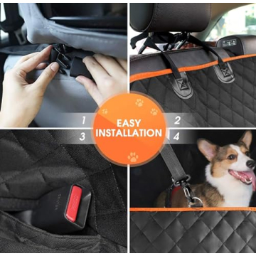 Giomoc Dog Car Seat Cover Waterproof and Durable