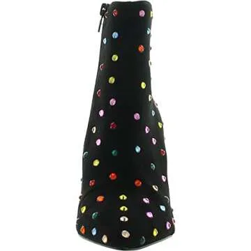 Betsey Johnson Women's Kaydence Fashion Boot, Black Multi, 9