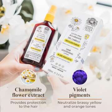 Camomila Intea Blonde Highlights Hair Lightener Spray