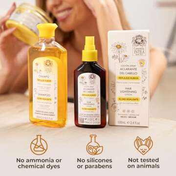 Camomila Intea Blonde Highlights Hair Lightener Spray