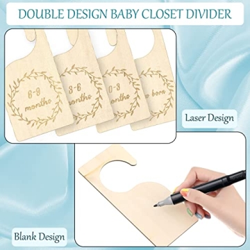 Patelai 7-Piece Closet Organizers for Newborn to 24 Months