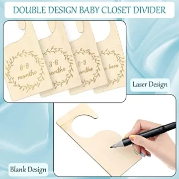 Patelai 7-Piece Closet Organizers for Newborn to 24 Months