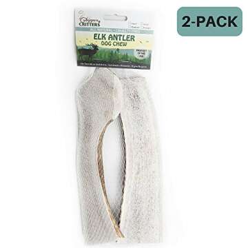 Chipper Critters Elk Antler Chew - All Natural, Made in USA