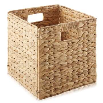 Stylish Casafield 10.5" Water Hyacinth Storage Baskets