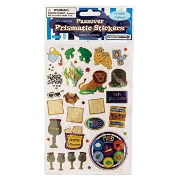 Rite Lite Passover Prismatic Stickers - Pack of 2 Sheets