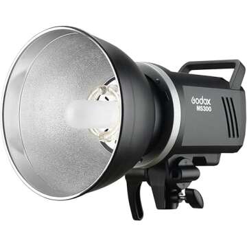 Godox MS300 Studio Strobe 300Ws GN58 5600K Bowens Mount with Wireless Control